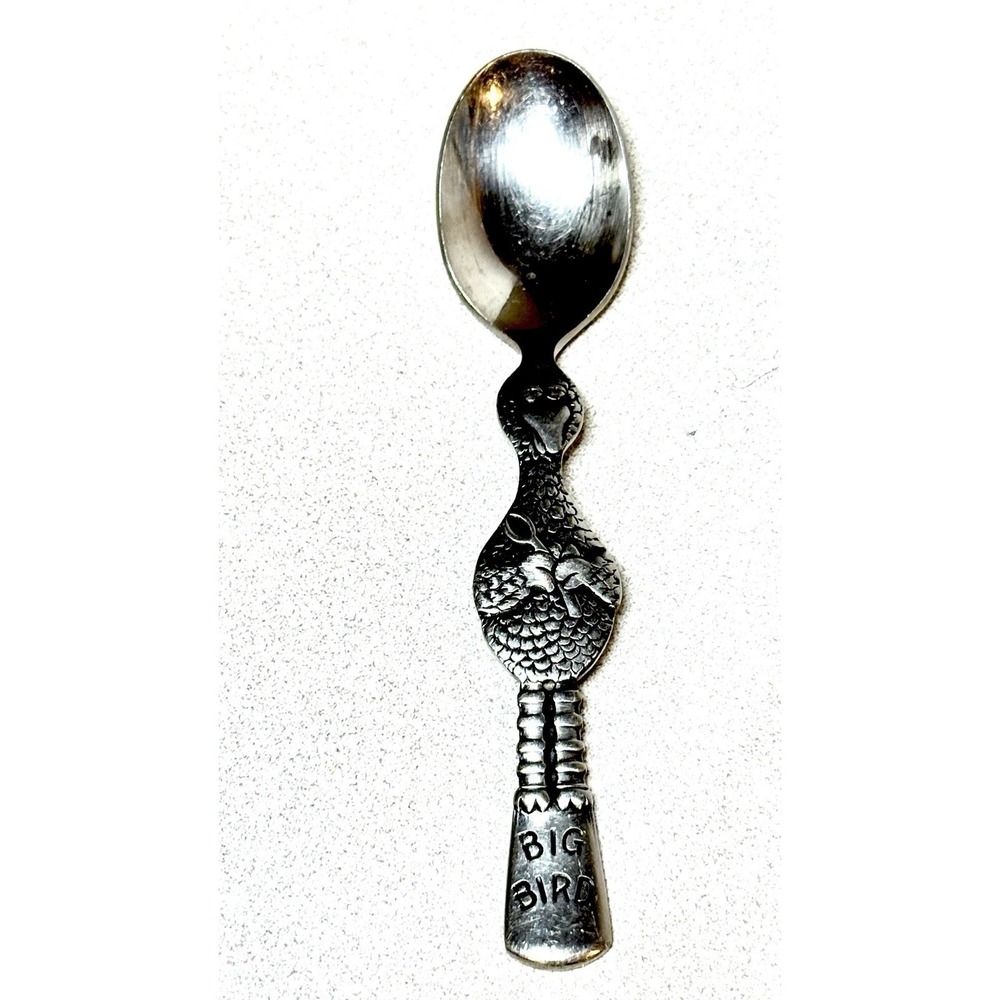 Vintage Gorham Big Bird Spoon Sesame Street Muppets Flatware Child Japan‎ 5 5/8"
